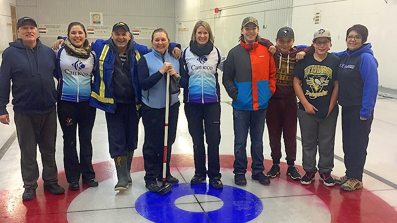 Stephanie Lawton Curling Clinic